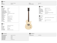 Gretsch Streamliner Jet 1 Pickup LRL Vintage White Gretsch Streamliner Jet 1 Pickup LRL Vintage White